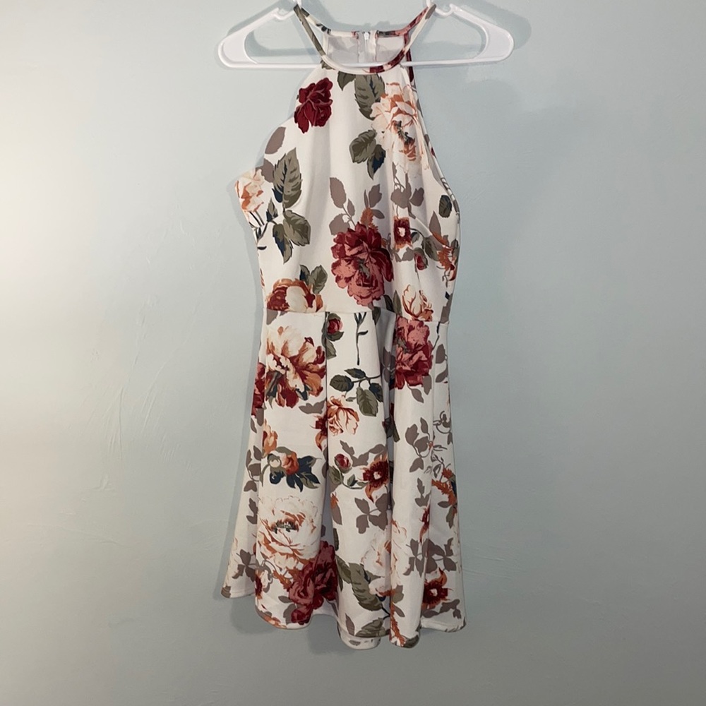Charlotte Russe white floral dress